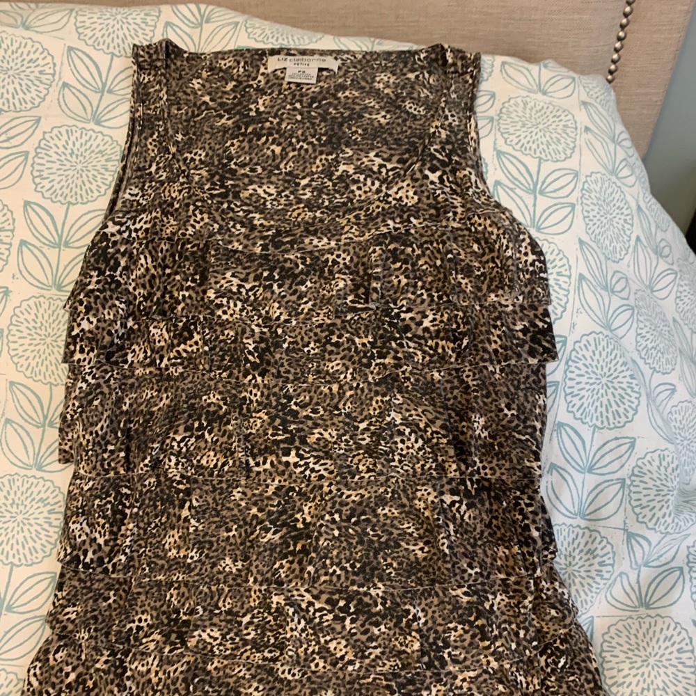 Leopard print tank top